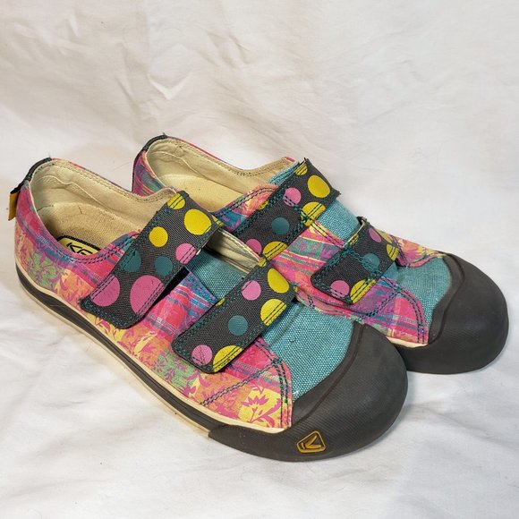 Keen Shoes - Keen Sula Polka Dot Floral canvas shoes, 10